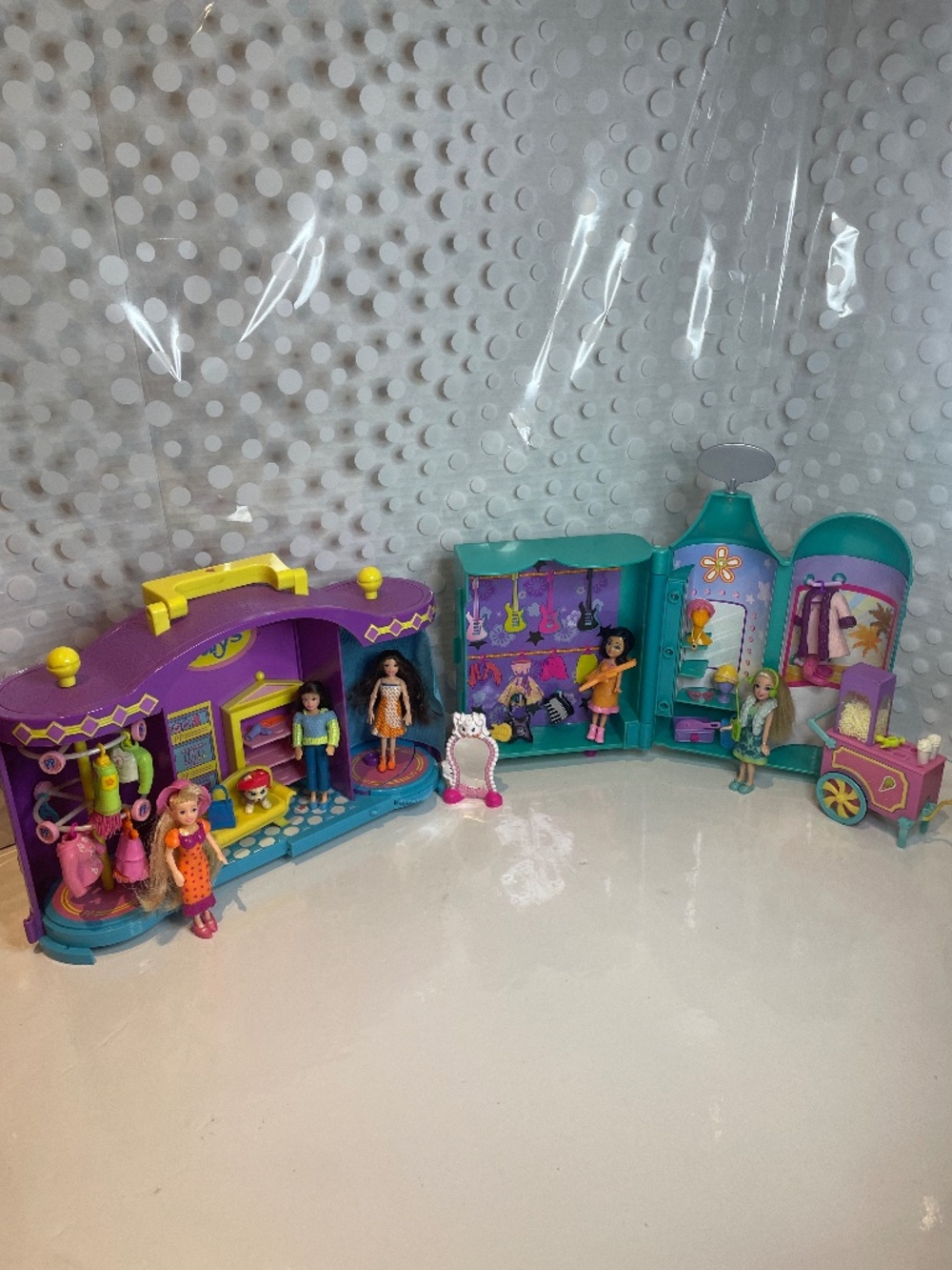 Vintage 1999 Polly Pocket Fashion Boutique Studio Playset